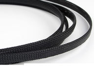 El alambre cruzado flexible extensible cubre las mangas resistentes al fuego del cable del monofilamento del poliéster