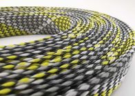 El ANIMAL DOMÉSTICO PP cuenta un cuento color negro amarillo que envuelve trenzado eléctrico de la haz de cables 80m m
