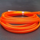 El peso ligero anaranjado del color ACARICIA la manga trenzada extensible flexible y la abrasión resistente